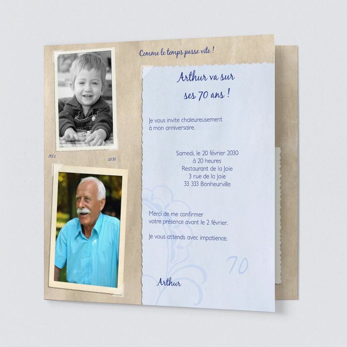 Album Souvenir Invitations Anniversaire Personnalisees Bonnyprints Fr