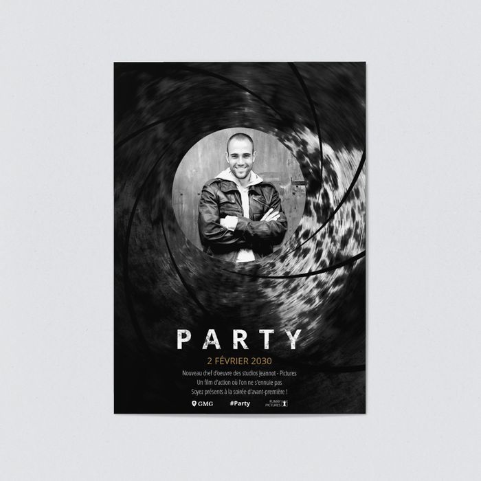 Agent Secret Invitations Anniversaire Personnalisees Bonnyprints Fr