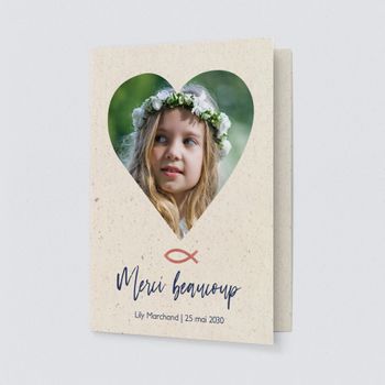 Carte De Remerciement De Communion Bonnyprints Fr