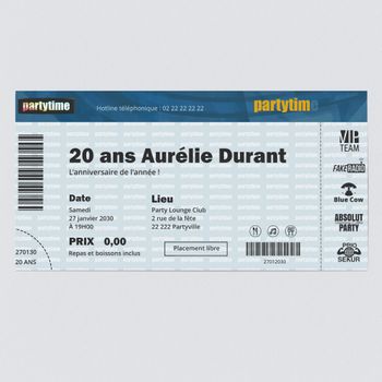 Carte Invitation Anniversaire Ans Bonnyprints Fr