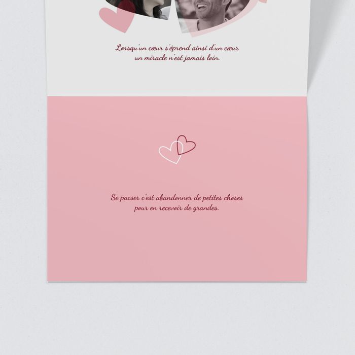 Pluie D Amour Faire Part Pacs Personnalisables Bonnyprints Fr