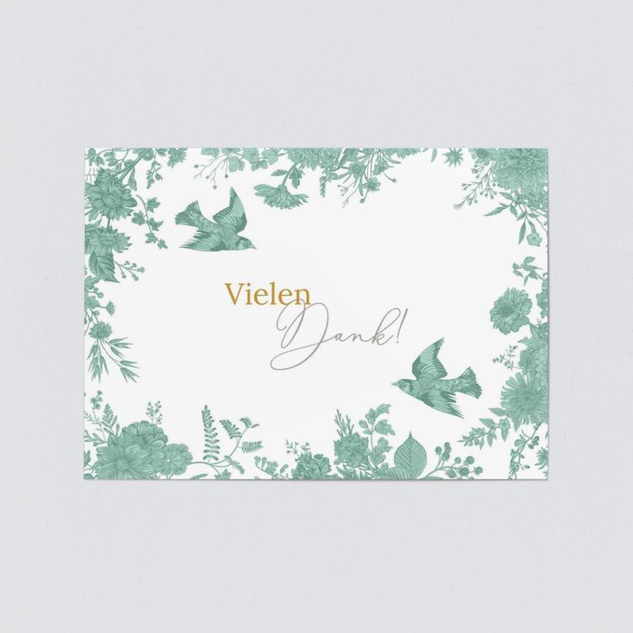 RXBC2011 Dankeskarten – 100 Stück, 5,1x8,9 Cm, Mit Farbverlauf & Goldprägung, Für Hochzeit, Business, Party & Persönliche Grüße