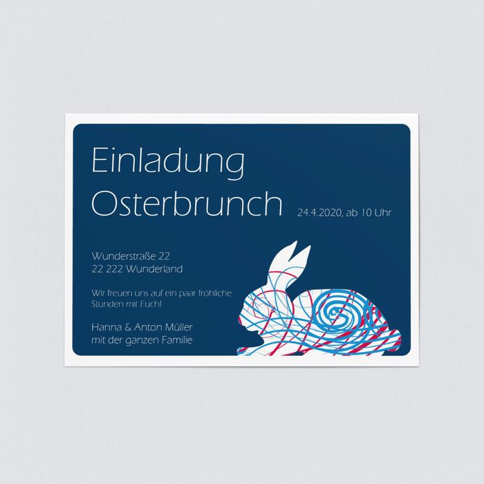 Osterbrunch Einladungen Ostern 